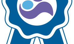 Blue Certification Ribbon for Parents As Teachers